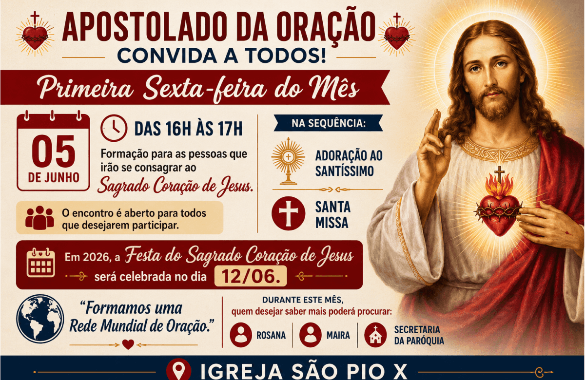 Foto de capa da notícia FORMAÇÃO DO APOSTOLADO DA ORAÇÃO