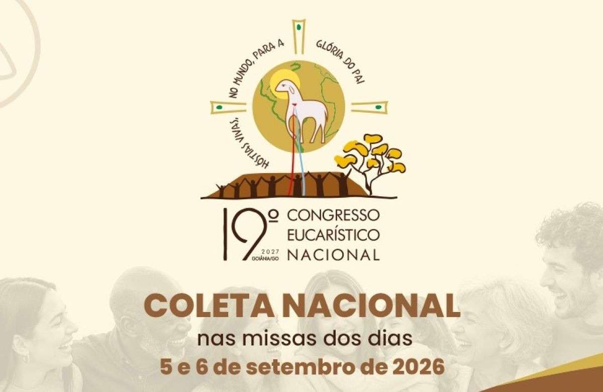 Foto de capa da notícia Coleta Nacional para o 19º Congresso Eucarístico Nacional será realizada nos dias 05 e 06 de setembro
