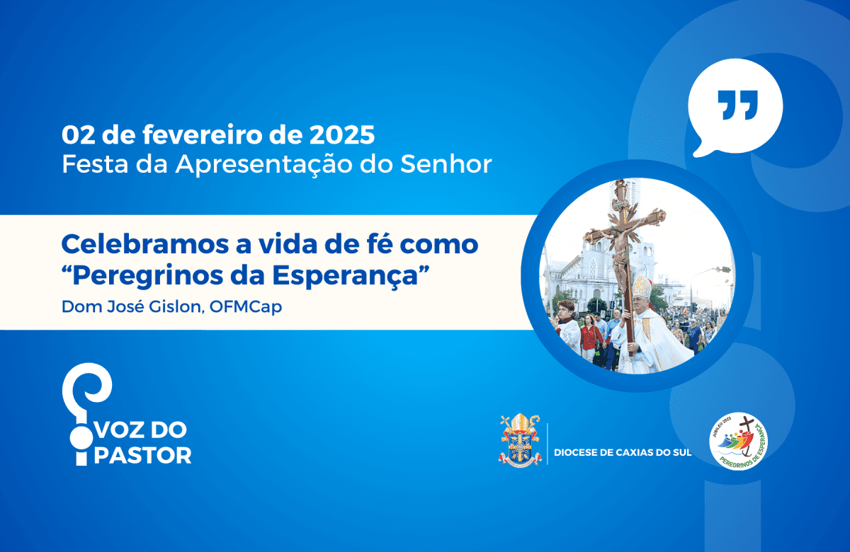 Foto de capa da notícia Celebramos a vida de fé como “Peregrinos da Esperança”